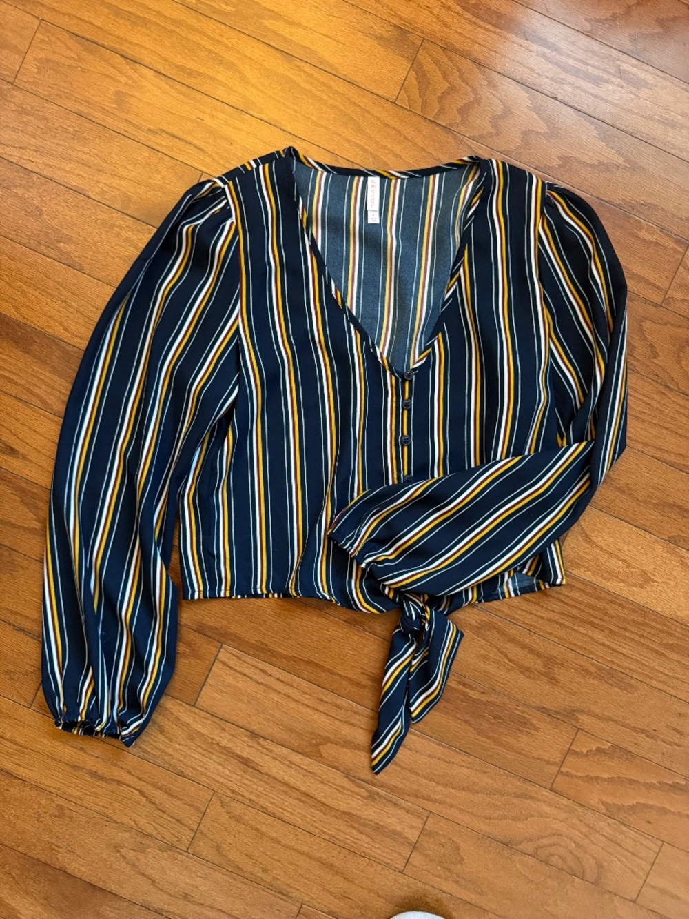 Striped Xhilaration Blouse